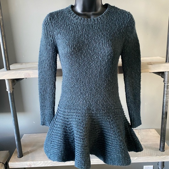 NWT Derek Lam 10 Crosby Peplum Sweater Size P - Picture 3 of 14